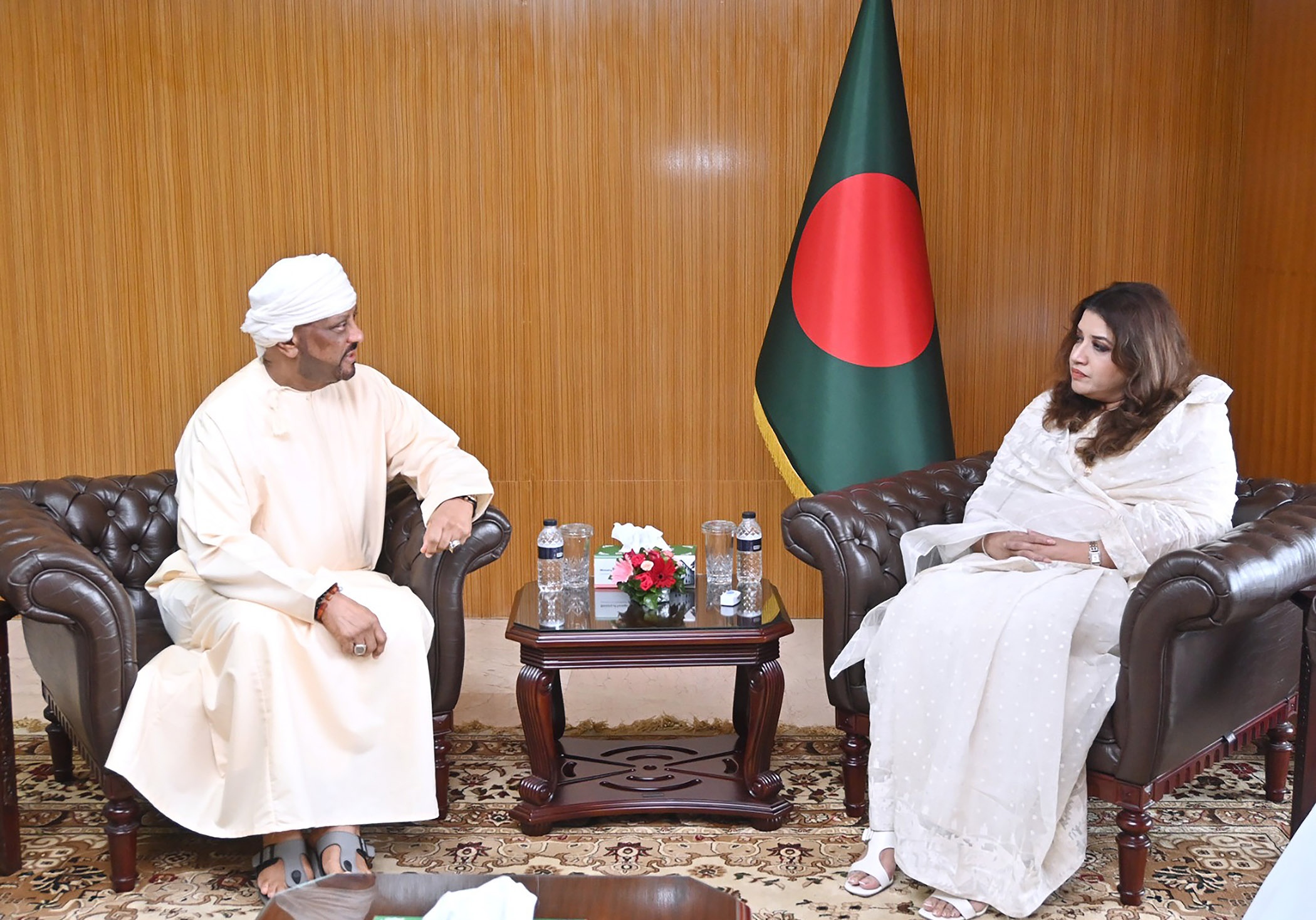 State Minister for Foreign Affairs Shama Obaid Islam at a meeting in Dhaka in September 2026 (file photo). Photo: Press Information Department, Government of Bangladesh.