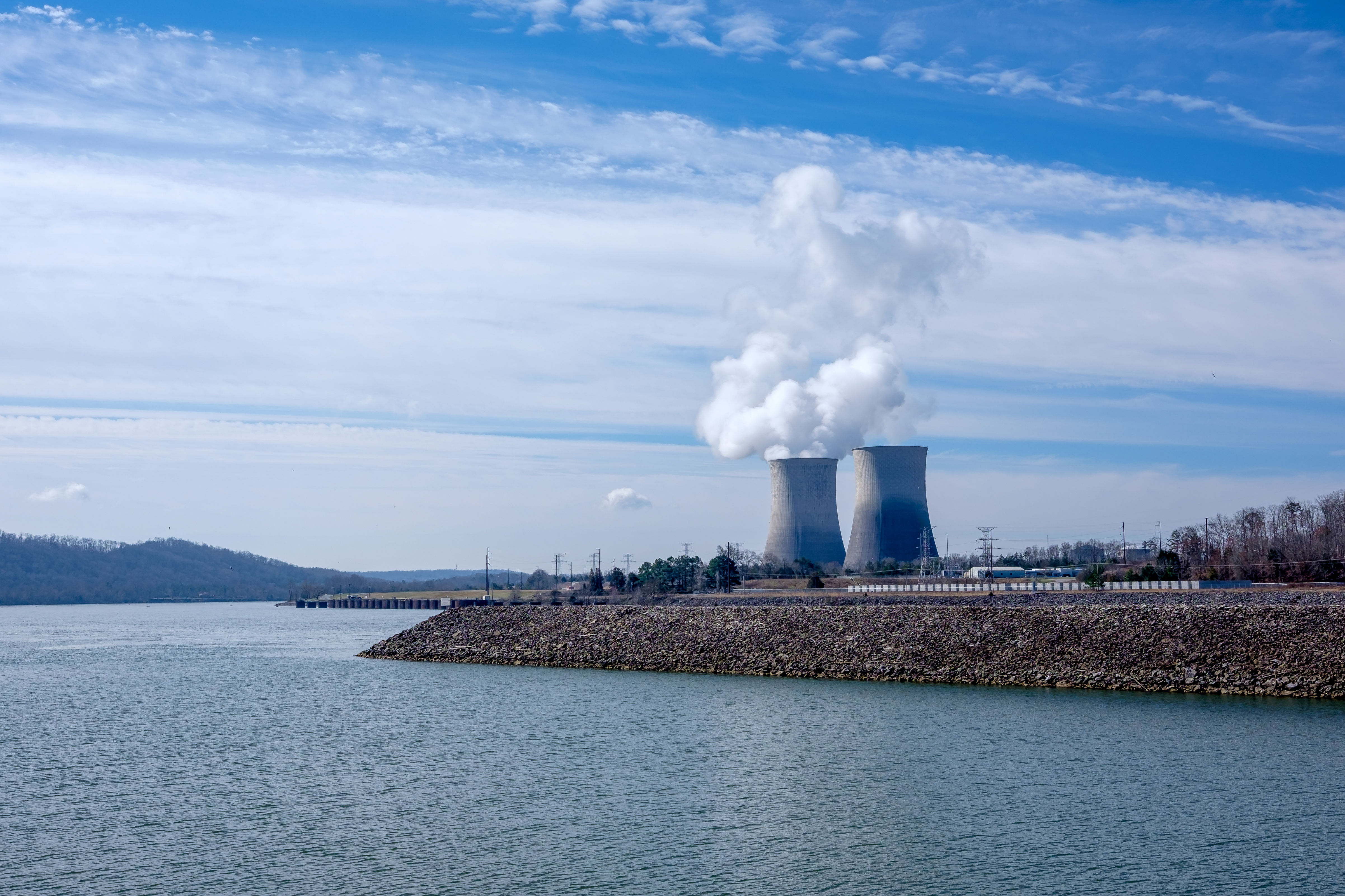 The Watts Bar nuclear plant in Tennessee. The proposed Indiana project would use a different small modular reactor design. File photo.