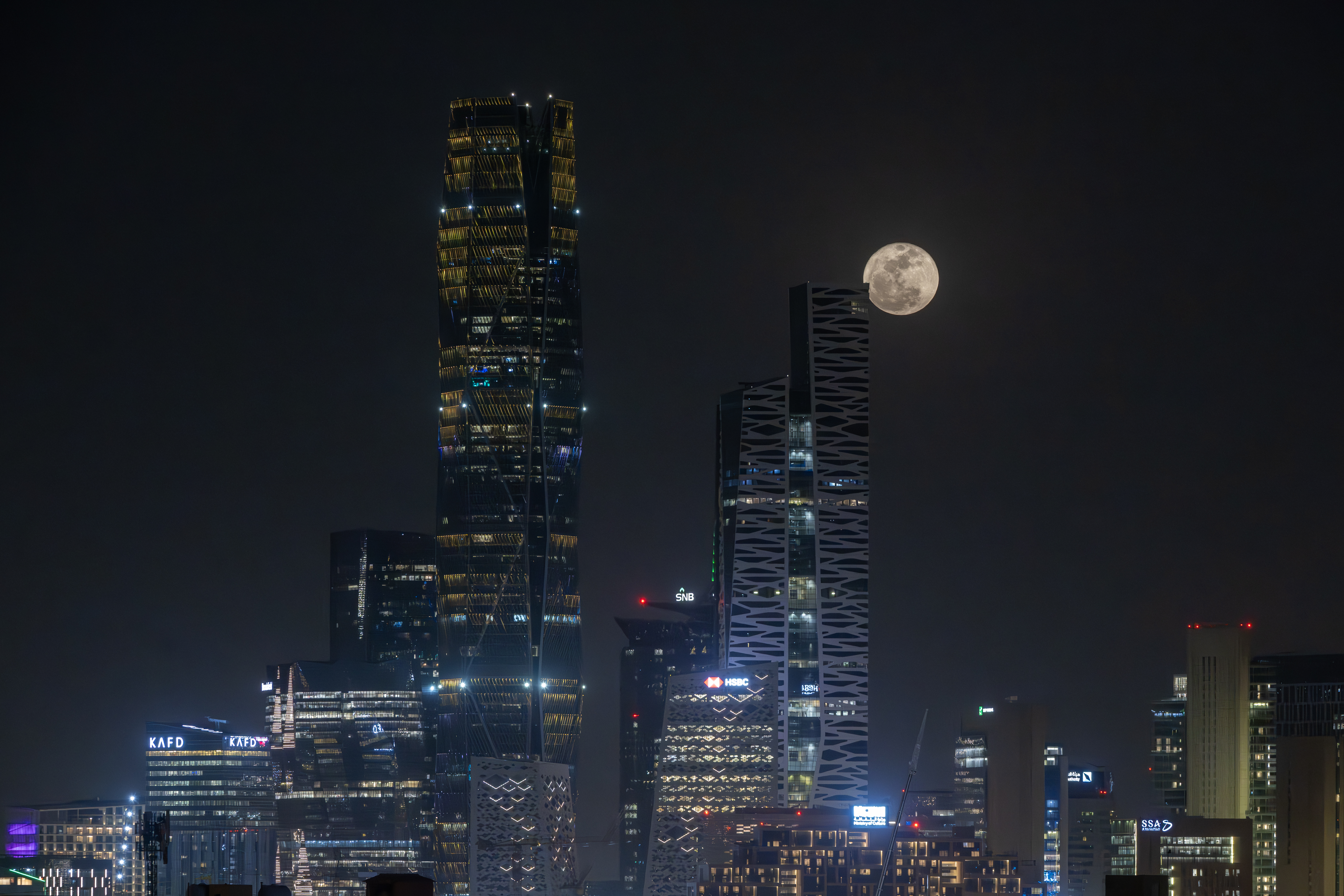 File photo of the King Abdullah Financial District in Riyadh, Saudi Arabia. Companies based in the district told staff to work from home as Houthi attacks continued.