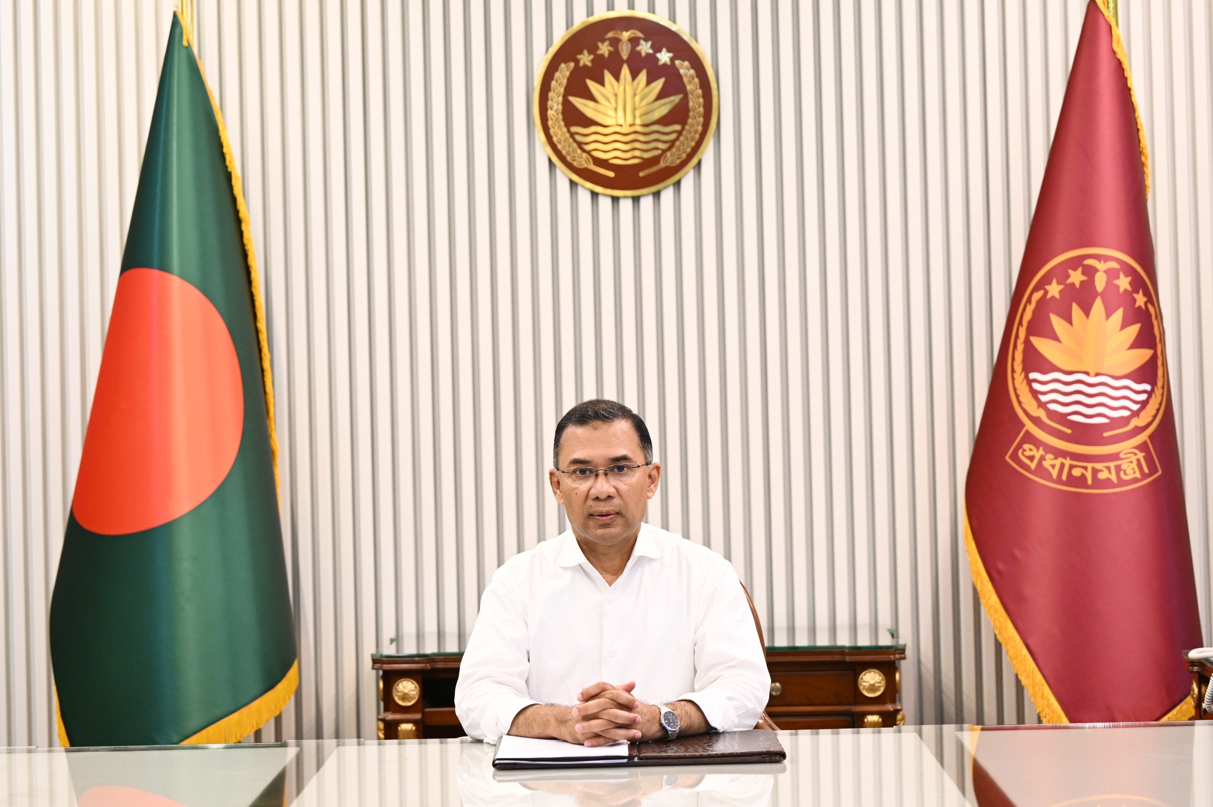 Prime Minister Tarique Rahman addressing the nation in Dhaka on 18 February 2026 (file photo). Rahman carried out surprise visits to 13 government establishments and public spaces across the city on 17 October 2026 to inspect cleanliness and services.